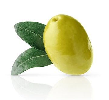 Olives verte entières avec noyau